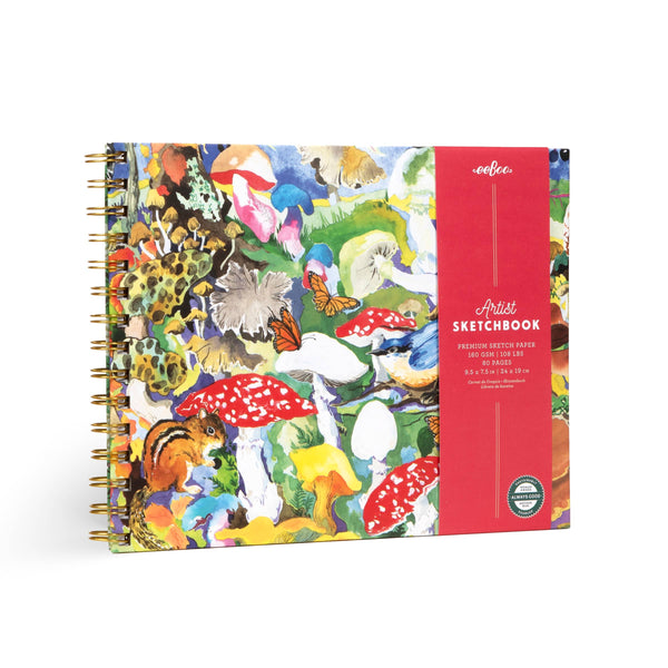 Hardcover Sketchbook - Mushroom