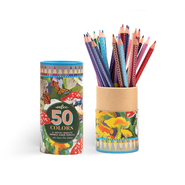 25 Double-Sided Color Pencils - Mushroom