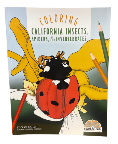 Coloring Book - Insects, Spiders, & Other Invertebrates