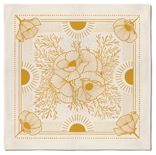 Bandana - Poppy Sunrise