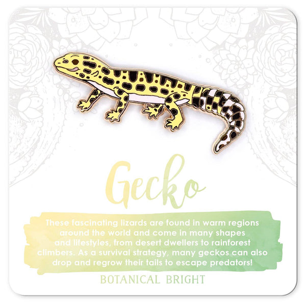 Enamel Pin - Gecko
