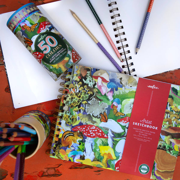 Hardcover Sketchbook - Mushroom