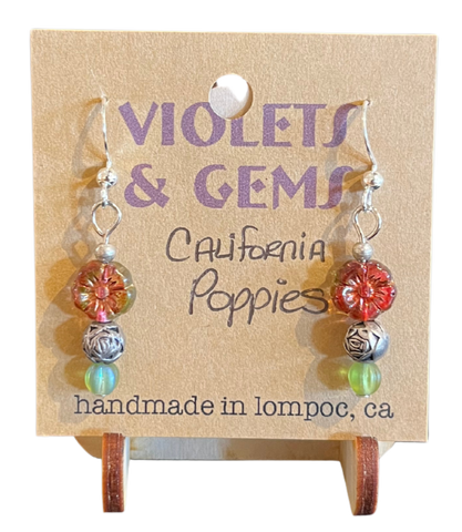 VGJ |  California Poppy Earrings