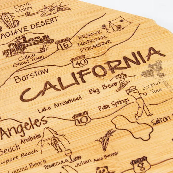 Bamboo Cutting Board - Destination California