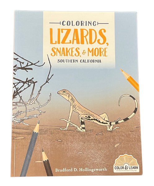 Coloring Book - Lizards, Snakes, and More