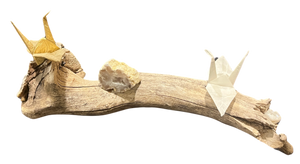 CYM | Origami on Driftwood w Geodes