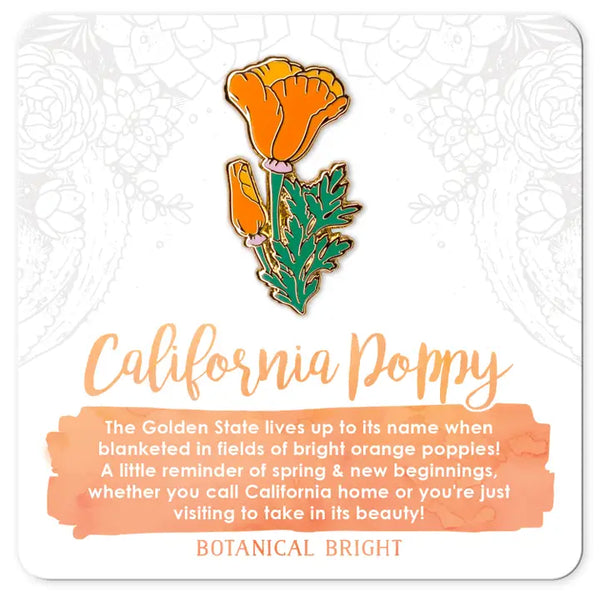 Enamel Pin - Poppy