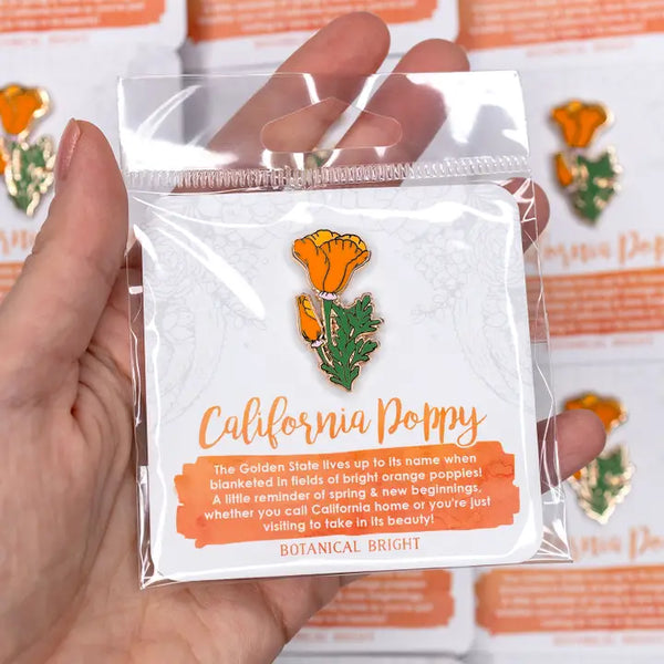 Enamel Pin - Poppy