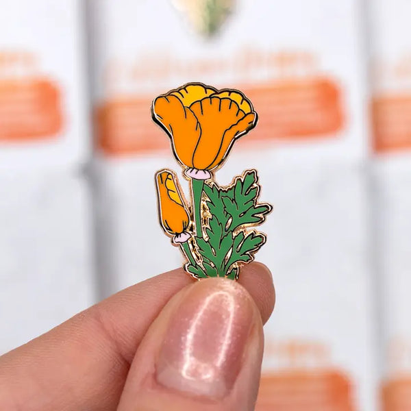 Enamel Pin - Poppy