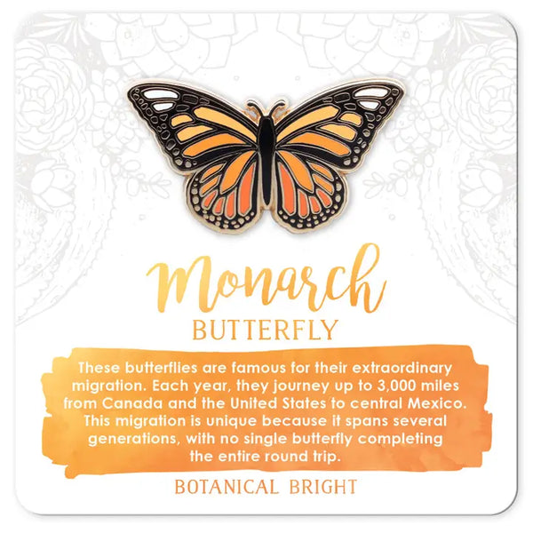 Enamel Pin - Monarch Butterfly