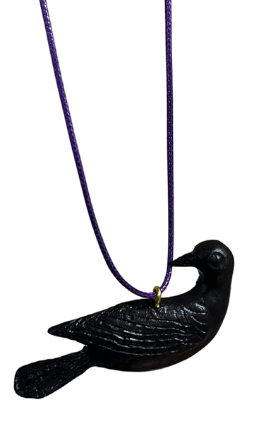 RS - Crow Wood Carved Necklace