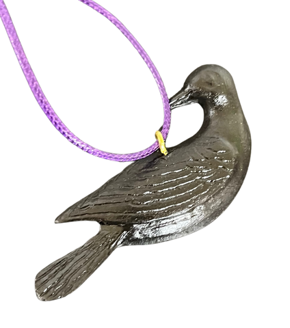 RS - Crow Wood Carved Necklace