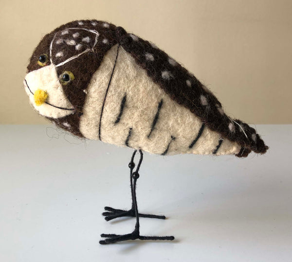 Charley Harper Felt Burrowing Owl