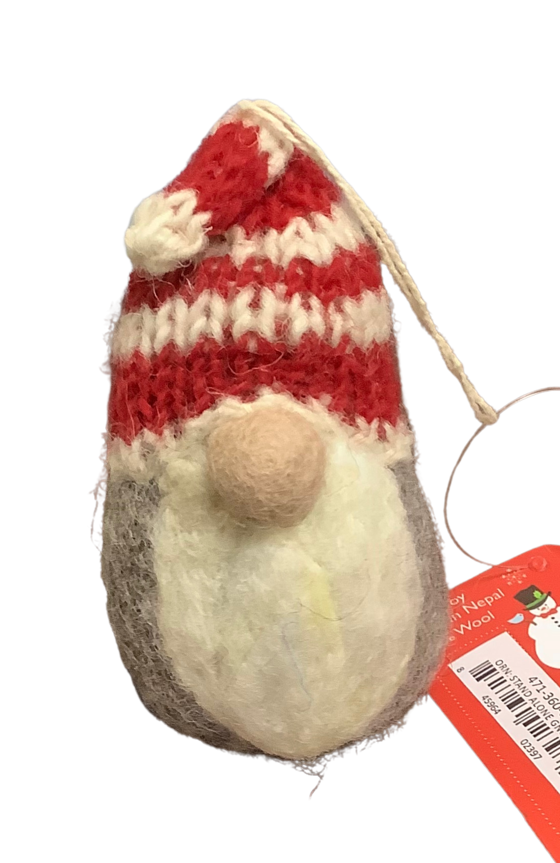 Felt Ornament - Gnome