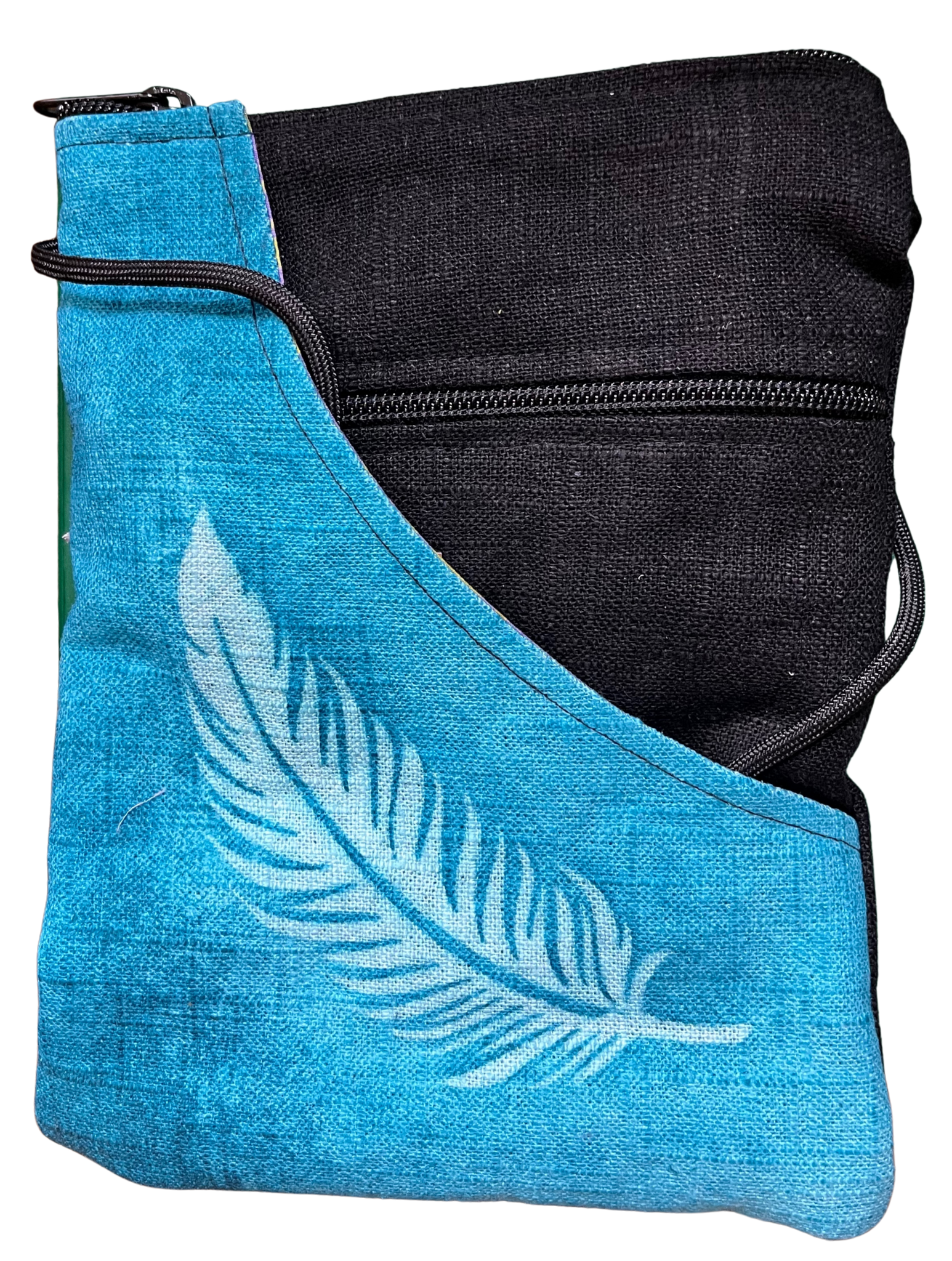 Sunprint Bag | Scoop Teal Feather