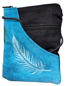 Sunprint Bag | Scoop Teal Feather
