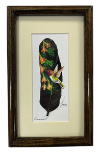 Feather Art - Hummingbird