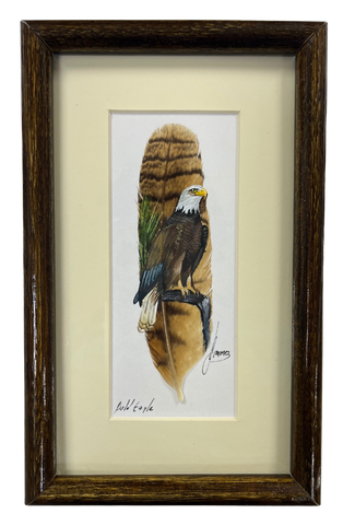 Feather Art - Bald Eagle