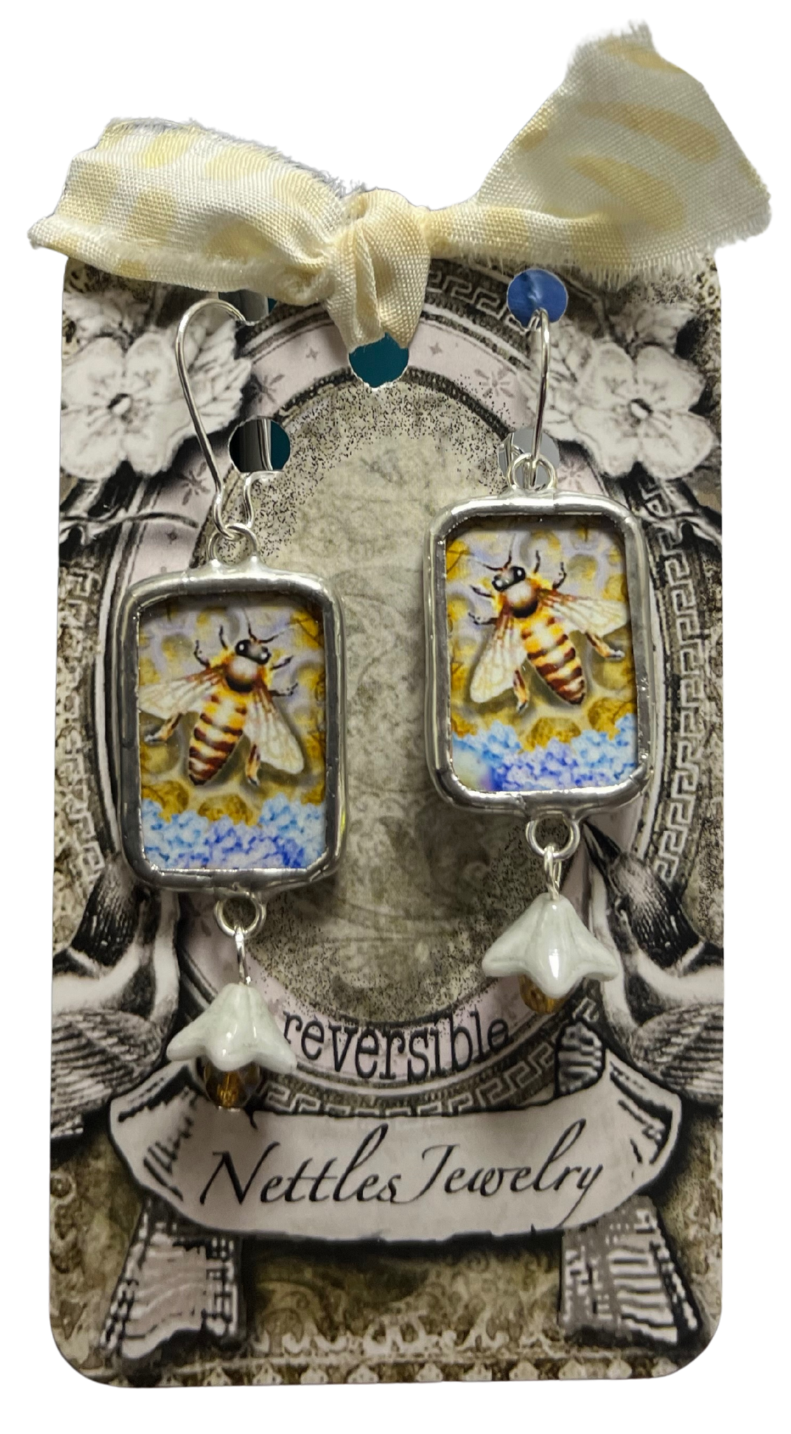 Nettles Bee Earrings