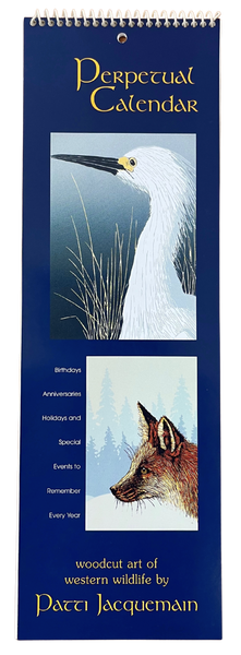Perpetual Calendar | Western Wildlife - Patti Jacquemain