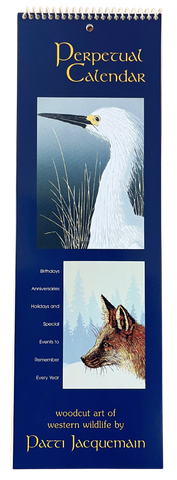 Perpetual Calendar | Western Wildlife - Patti Jacquemain