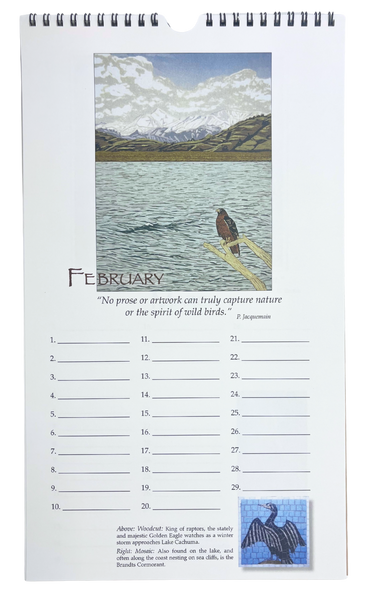 Perpetual Calendar | Wild Birds - Patti Jacquemain