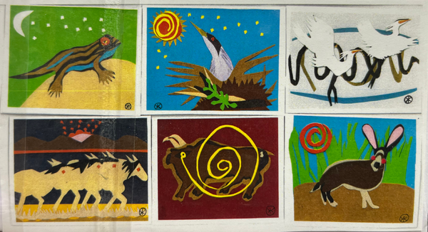 Notecards Pack of 6 - Keeney Animals