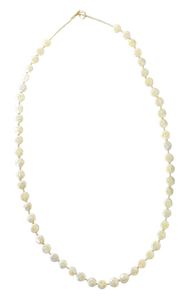 LK - White Rounds 38" Necklace