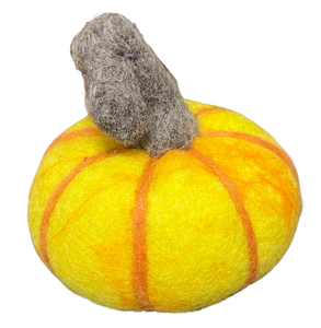 Felt Pumpkin - 3.5" Diameter