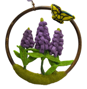 Felt Flower Ring - Wild Lupine