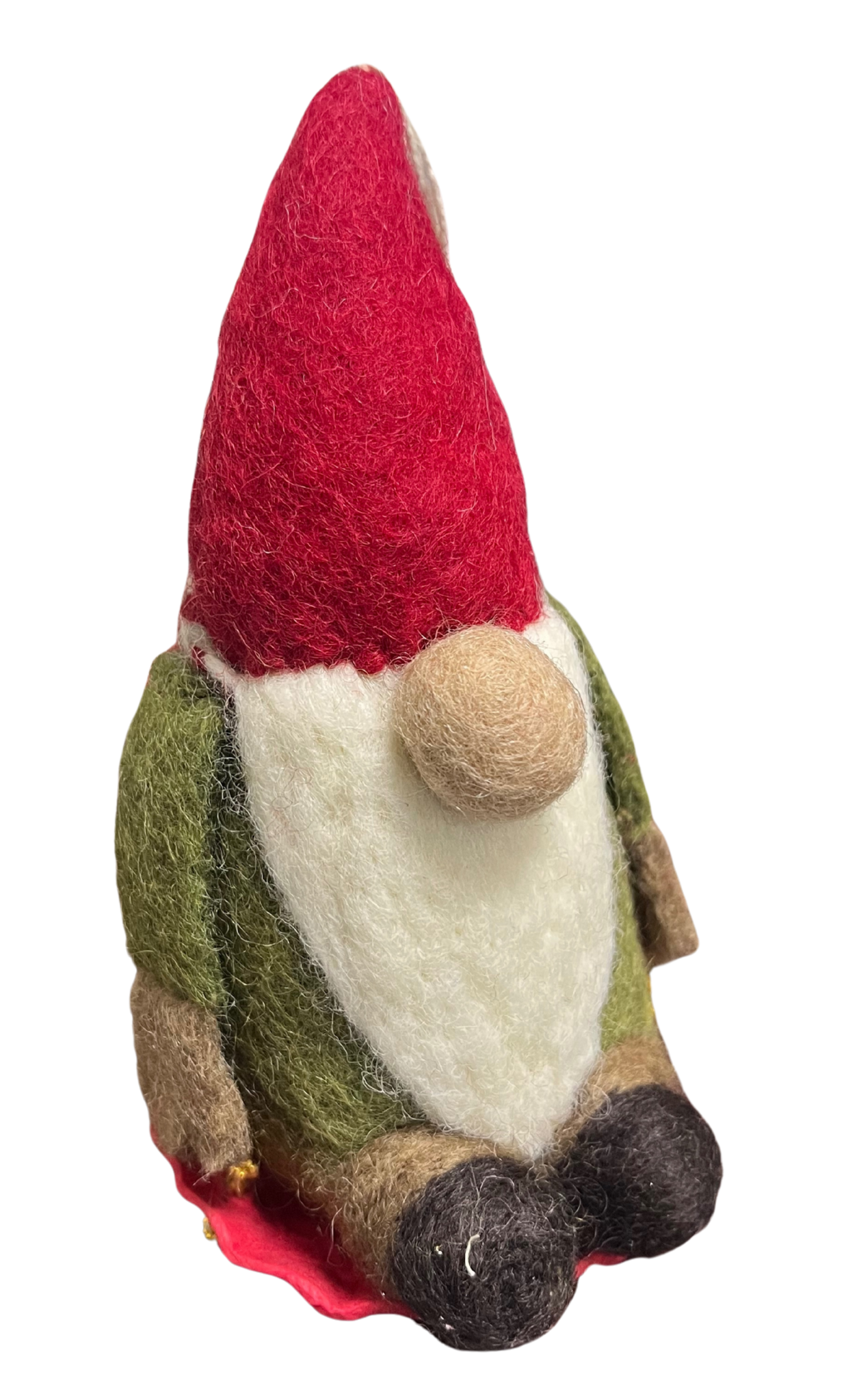 Felt Ornament - Sledding Gnome
