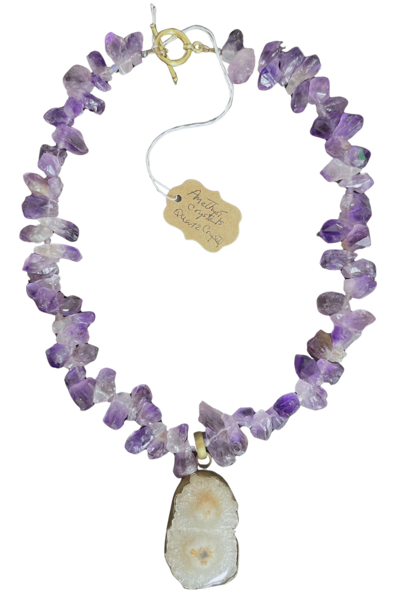 A9 - Amethyst Crystals with Quartz Crystal