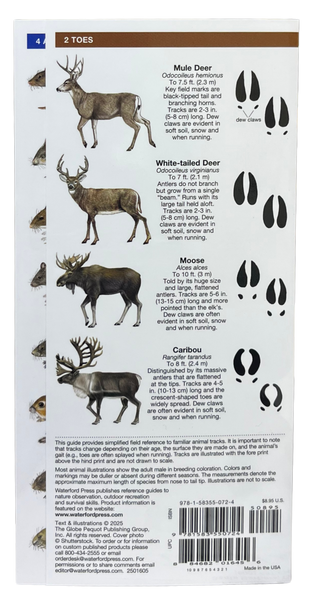 Fold Out Guide - Animal Tracks