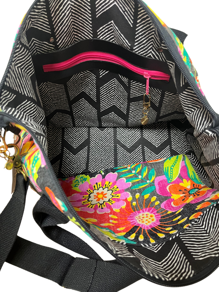 Large Colorful Garden Bag by LynDee Rankin