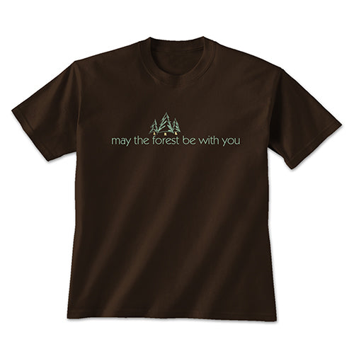 Forest Be with You logo T-shirt 100%cotton