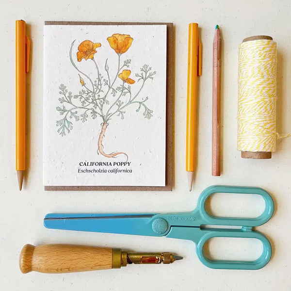 Plantable Notecard - Poppy