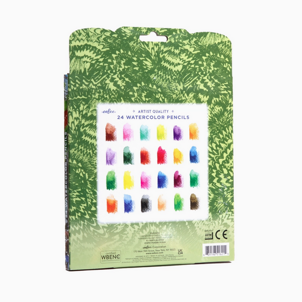 24 Watercolor Pencils - Mushroom