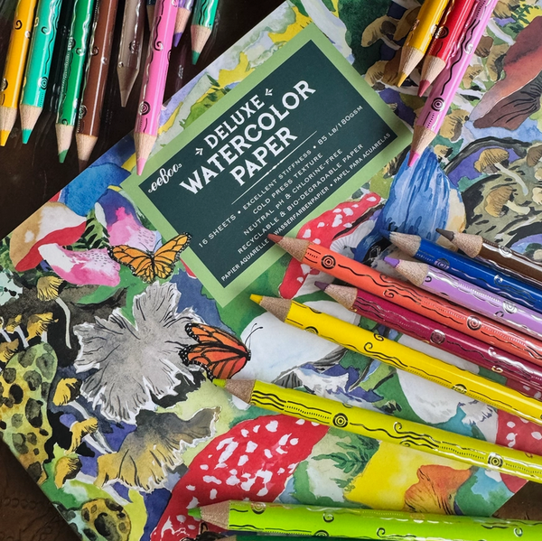 24 Watercolor Pencils - Mushroom