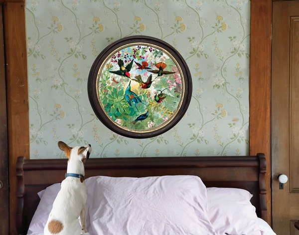 500 Piece Round Puzzle - Hummingbirds