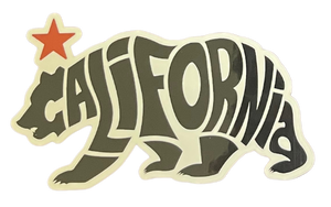 Sticker - Bear Shaped California