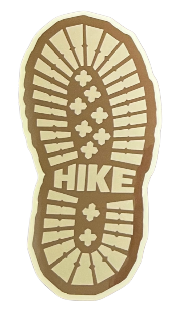 Sticker - Hike Bootprint