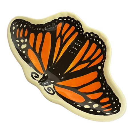 Monarch Butterfly Trinket Dish