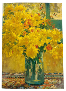 Notecard by Colin Campbell Cooper - Yellow Chrysanthemums