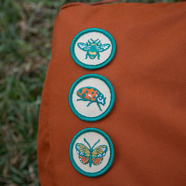 Patch Pack of 3 - Insect Badges
