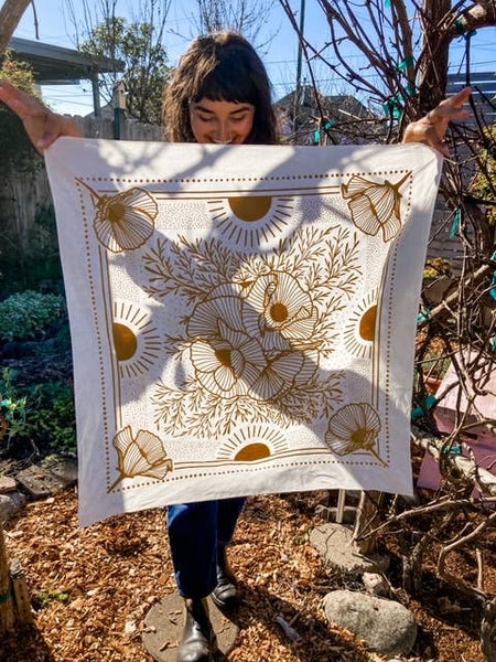 Bandana - Poppy Sunrise