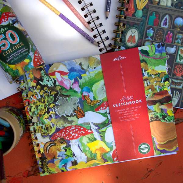 Hardcover Sketchbook - Mushroom