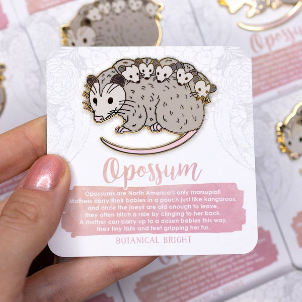 Enamel Pin - Opossum