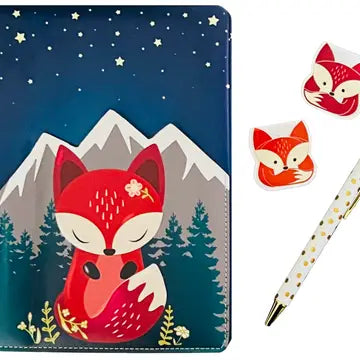 Sweetie Fox Pocket Journal w Pen
