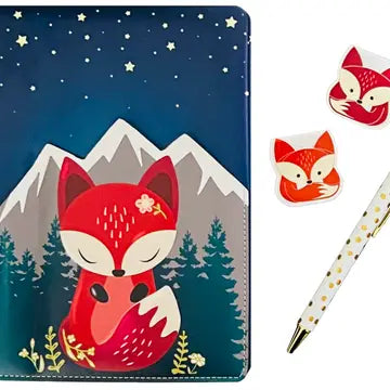 Sweetie Fox Pocket Journal w/ Pen