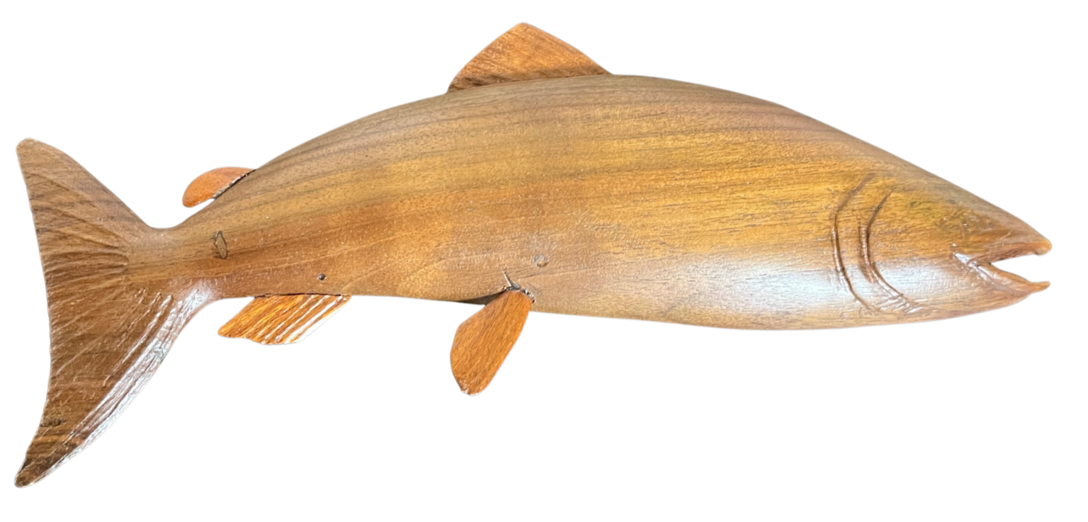 RS - Salmon Wood Sculpture